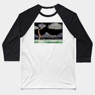 Primitive Landscape Baseball T-Shirt